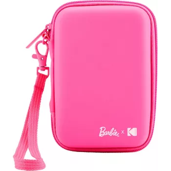 Kodak x Barbie EVA ochranné puzdro s odnímateľným remienkom a sieťovanou priehradkou pre Printomatic a Step Slim, ružová (RODBCEPK)