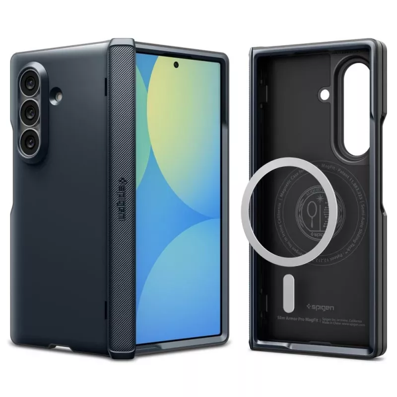 SPIGEN Slim Armor Pro MagSafe puzdro pre Samsung Galaxy Z Fold 8 Ultra - Metal Slate