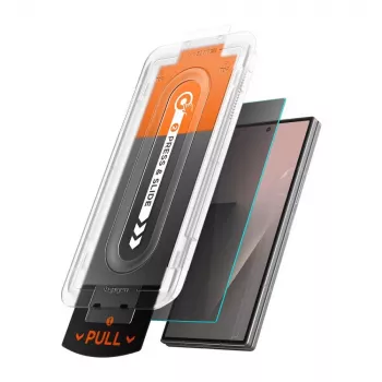 Spigen Glas.tR EZ Fit Pro balenie 2 ks tvrdené sklo ochrana displeja s ultra filtrom súkromia pre hlavný displej Samsung Galaxy Z Fold 7 / 8