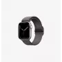 UNIQ Aspen Braided Loop náramok pre Apple Watch 42/41/40mm séria 1-11/SE/SE2/SE3 - granitová sivý