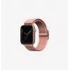UNIQ Aspen Braided Loop náramok pre Apple Watch 42/41/40mm séria 1-11/SE/SE2/SE3 - granitová sivý