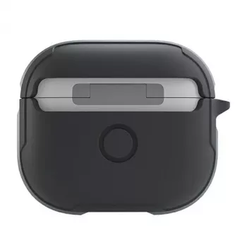 UNIQ Valencia antibakteriálne puzdro pre AirPods 3. generácia, sivá