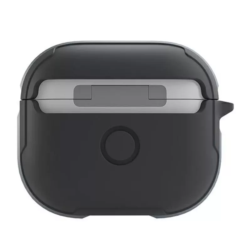 UNIQ Valencia antibakteriálne puzdro pre AirPods 3. generácia, sivá