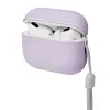 UNIQ Lino silikónové puzdro pre AirPods Pro 2. generácia - orgovánová levanduľová