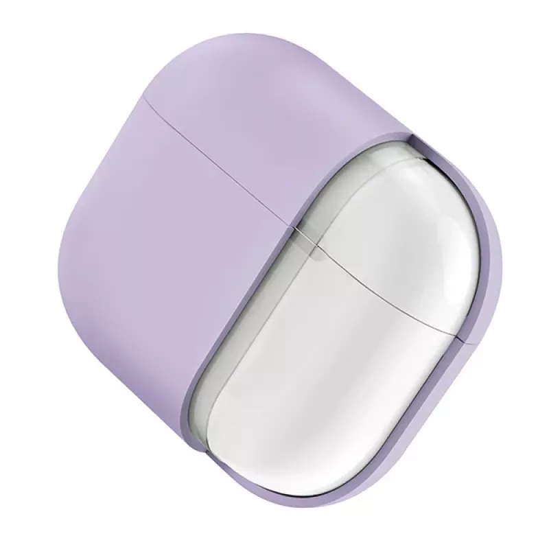 UNIQ Lino silikónové puzdro pre AirPods Pro 2. generácia - orgovánová levanduľová