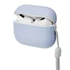UNIQ Lino silikónové puzdro pre AirPods Pro 2. generácia (2022/2023) arktická modrá