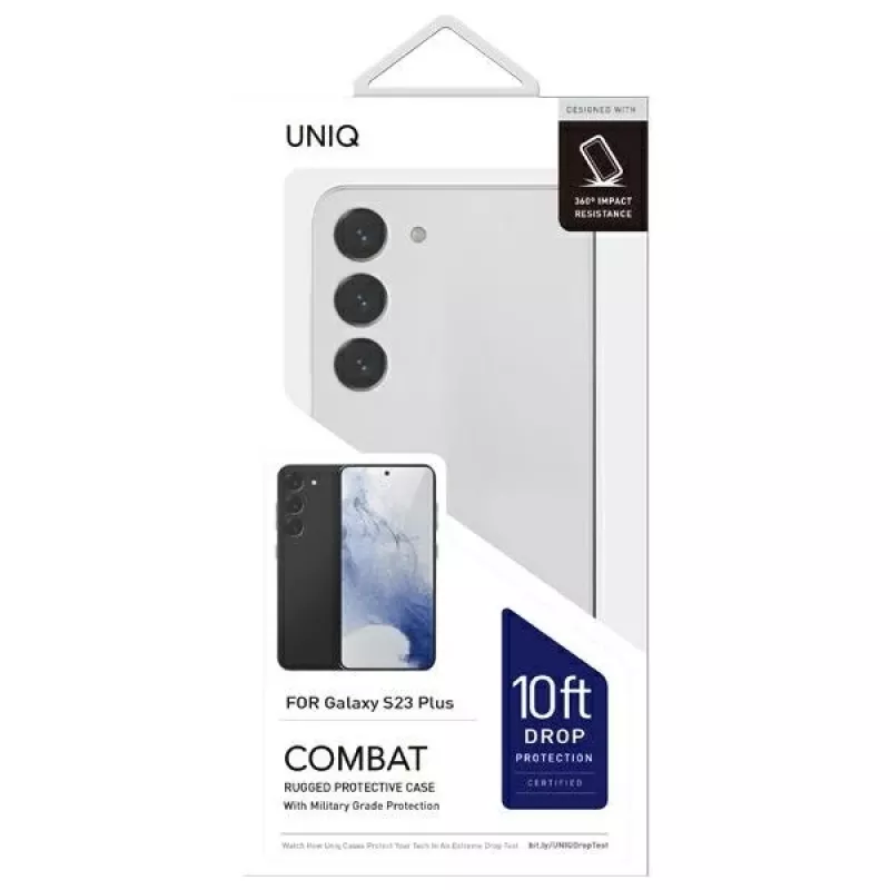 UNIQ Combat puzdro pre Samsung Galaxy S23+ Carbon Black