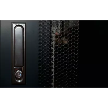 DSIT 19U voľne stojaca serverová skriňa 600x1000x860 mm s perforovanými dverami, čierna