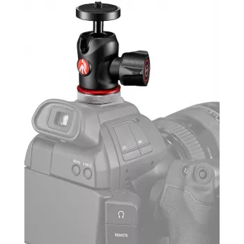 Manfrotto MH492LCD-BH guľová hlava pre kamerovú sanicu, čierna