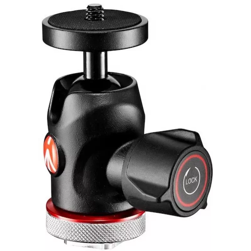 Manfrotto MH492LCD-BH guľová hlava pre kamerovú sanicu, čierna