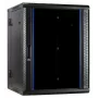 DSIT DS6615-DOUBLE reverzibilný nástenný serverový rozvádzač so sklenenými dverami, šírka 600 mm