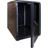 DSIT DS6815 15U 600x800mm nástenný serverový rozvádzač so sklenenými dverami, svetlosivá