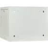 DSIT DS6609W 9U nástenný serverový rozvádzač so sklenenými dverami, 600x600x500 mm, čierny