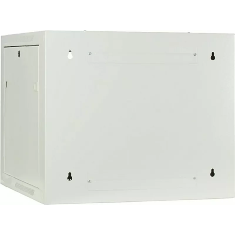 DSIT DS6609W 9U nástenný serverový rozvádzač so sklenenými dverami, 600x600x500 mm, čierny