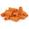 DSIT Danicom RJ45 Boot oranžová, balenie 10 ks – odľahčenie ťahu bez háčika pre ethernetové káble