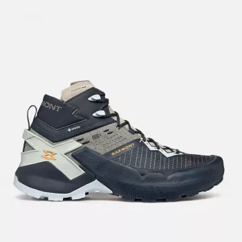 Garmont 9.81 Onyx Mid GTX pánske vodoodolné turistické topánky - Nights Blue/Plein Blue, veľkosť 42,5