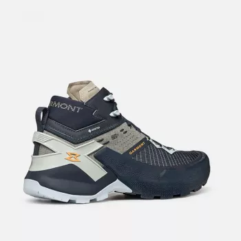 Garmont 9.81 Onyx Mid GTX pánske vodoodolné turistické topánky - Nights Blue/Plein Blue, veľkosť 42,5