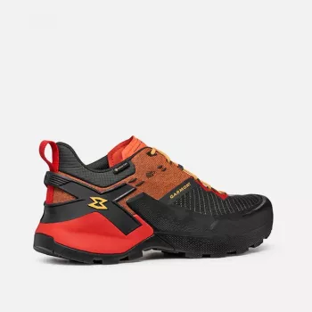 Garmont 9.81 Onyx GTX pánske turistické a prístupové topánky Raven Black/Firecracker Orange EU 45