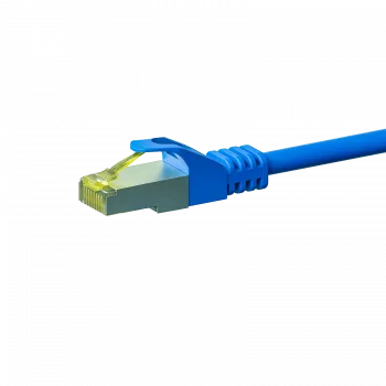 DSIT Cat.7 S/FTP PiMF RJ45 sieťový kábel, 0,25 m, modrý