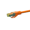 DSIT Cat.7 S/FTP PiMF RJ45 sieťový kábel, 3 m, oranžový