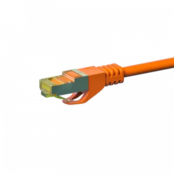 DSIT Cat.7 S/FTP PiMF sieťový kábel RJ45, 50 m, oranžový