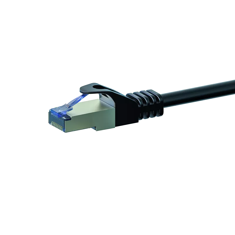 DSIT CAT 6a sieťový kábel LSOH - S/FTP - 5 metrov - čierny (DC-6A0-050)