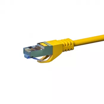 DSIT CAT 6a sieťový kábel LSOH - S/FTP - 50 metrov - žltá (DC-6A7-500)