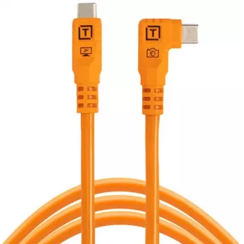Tether Tools TetherPro Optima 10G uhlový kábel USB-C na USB-C, 1.8 m, oranžový (CUC06RTG2-ORG)