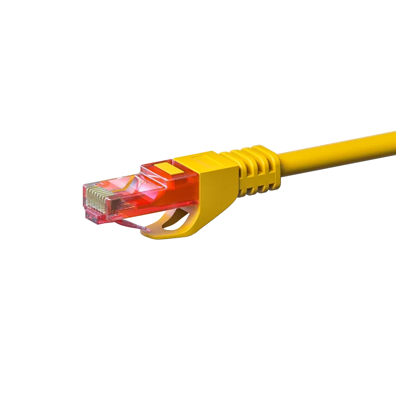 Sieťový kábel DSIT DC-67-050 CAT6 U/UTP, 5 m, žltý, 100 % meď
