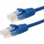 DSIT CAT5e U/UTP sieťový kábel, 2 m, modrý, 100% meď (DC-54-020)