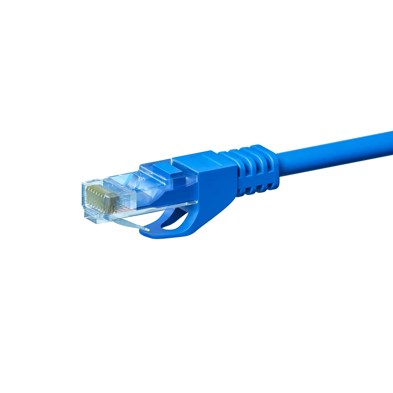 DSIT CAT5e U/UTP sieťový kábel, 2 m, modrý, 100% meď (DC-54-020)