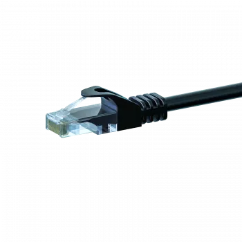 DSIT CAT5e sieťový kábel, U/UTP, 5 m, čierna, 100% meď (DC-50-050)