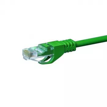 DSIT CAT5e U/UTP sieťový patch kábel, 7 m, zelená, 100% meď, RJ45, Gigabit Ethernet