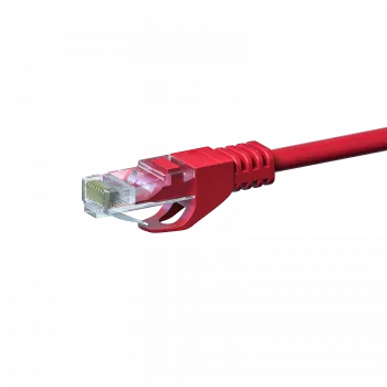 DSIT CAT5e U/UTP sieťový kábel, 30 m, červená, 100% meď (DC-55-300)