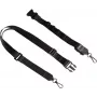 OtterBox 2-in-1 crossbody popruh s uchytením na lanyard - čierna