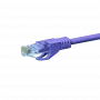 DSIT CAT 5e U/UTP sieťový patch kábel, 7,5 m, fialová, CCA, RJ45, Gigabit Ethernet