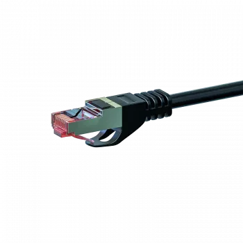 DSIT CAT 6 S/FTP LSOH sieťový patch kábel, 5 m, čierna