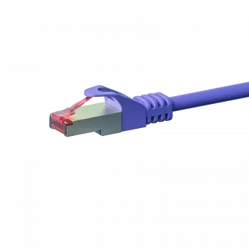 DSIT CAT 6 sieťový kábel LSOH - S/FTP - 7,5 m - fialová