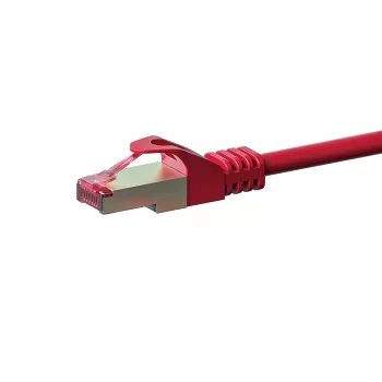 DSIT CAT 6 sieťový kábel LSOH - S/FTP - 50 metrov - červená (DC-S65-500)