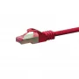 DSIT CAT 6 sieťový kábel LSOH - S/FTP - 50 metrov - červený (DC-S65-500)