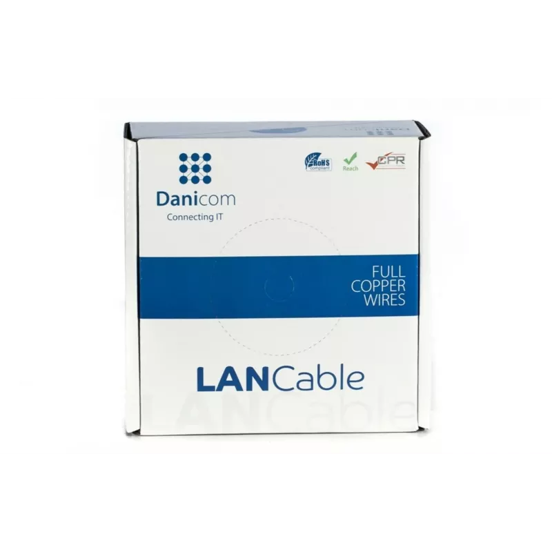 DSIT DANICOM CAT5E FTP 100m flexibilný sieťový kábel PVC (Fca) - DC-FTP5E-100-FCA