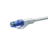 DSIT CAT6a sieťový kábel 100% meď U/UTP 0,50 m biely (DC-U6A2-005)