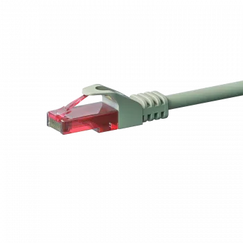 DSIT CAT6 U/UTP Ethernet patch kábel, 0,15 m, sivá, 100% meď, RJ45