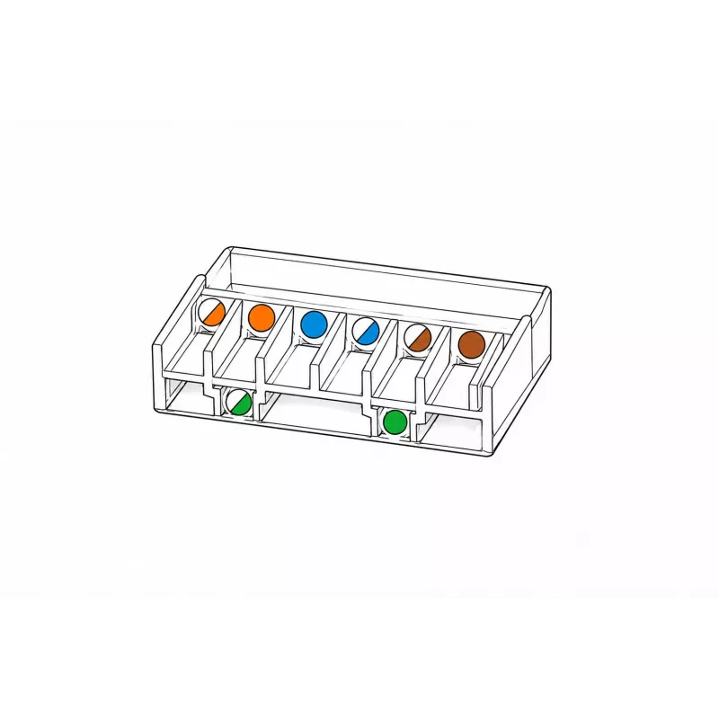 DSIT FTP RJ45 CAT6 sieťový konektor pre flexibilné káble - 10 kusov