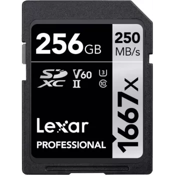 Lexar Professional 256GB SDXC UHS-II U3 V60 pamäťová karta 1667x