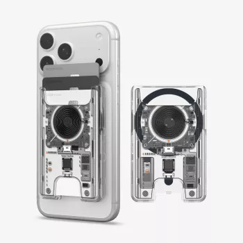 SPIGEN Ultra Hybrid Wallet MagSafe magnetický držiak na karty NEO One - čierna
