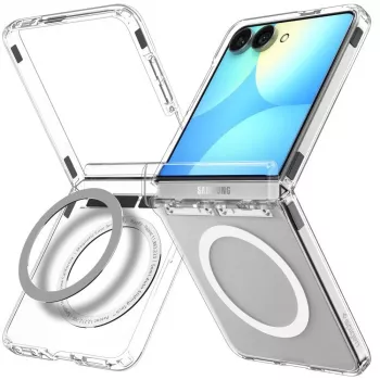SPIGEN Ultra Hybrid Pro MagSafe Galaxy Z Flip8 číre/biele