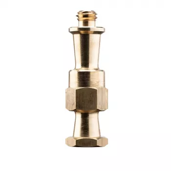 Manfrotto Dvojitý závitový adaptér pre Super Clamp 035 séria, 3/8 inch-16 závit, mosadz, 60 mm