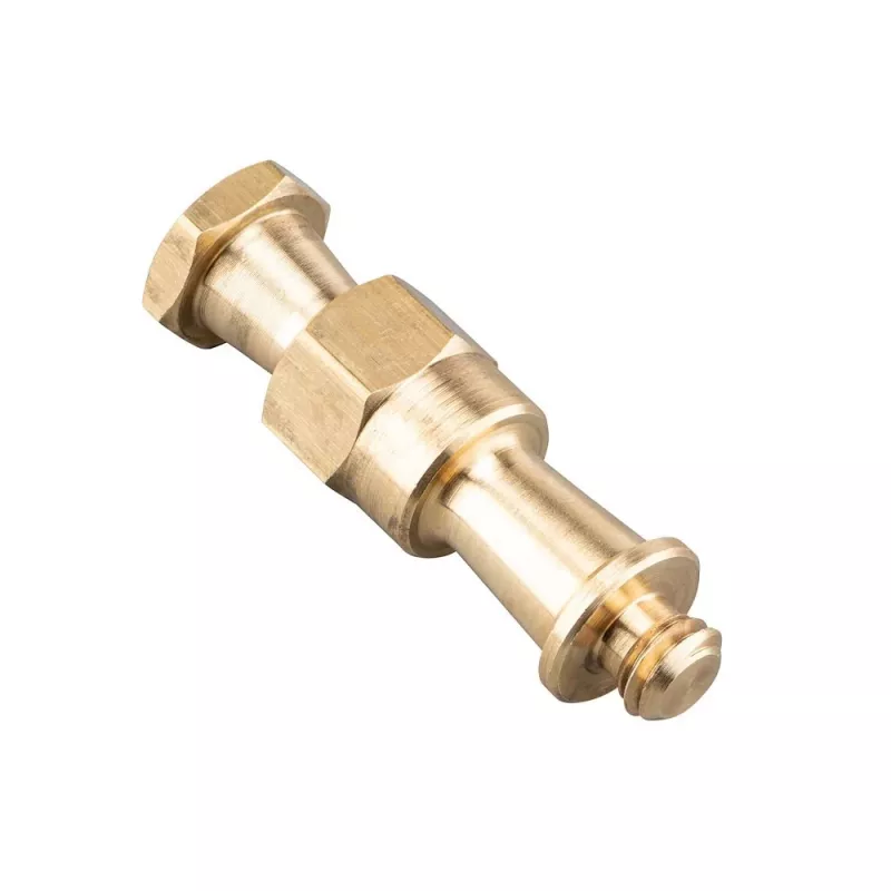 Manfrotto Dvojitý závitový adaptér pre Super Clamp 035 séria, 3/8 inch-16 závit, mosadz, 60 mm