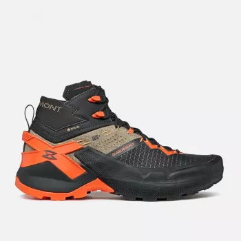 Garmont 9.81 Onyx Mid GTX Approach topánky - Raven Black/Pale Beige - EU 45